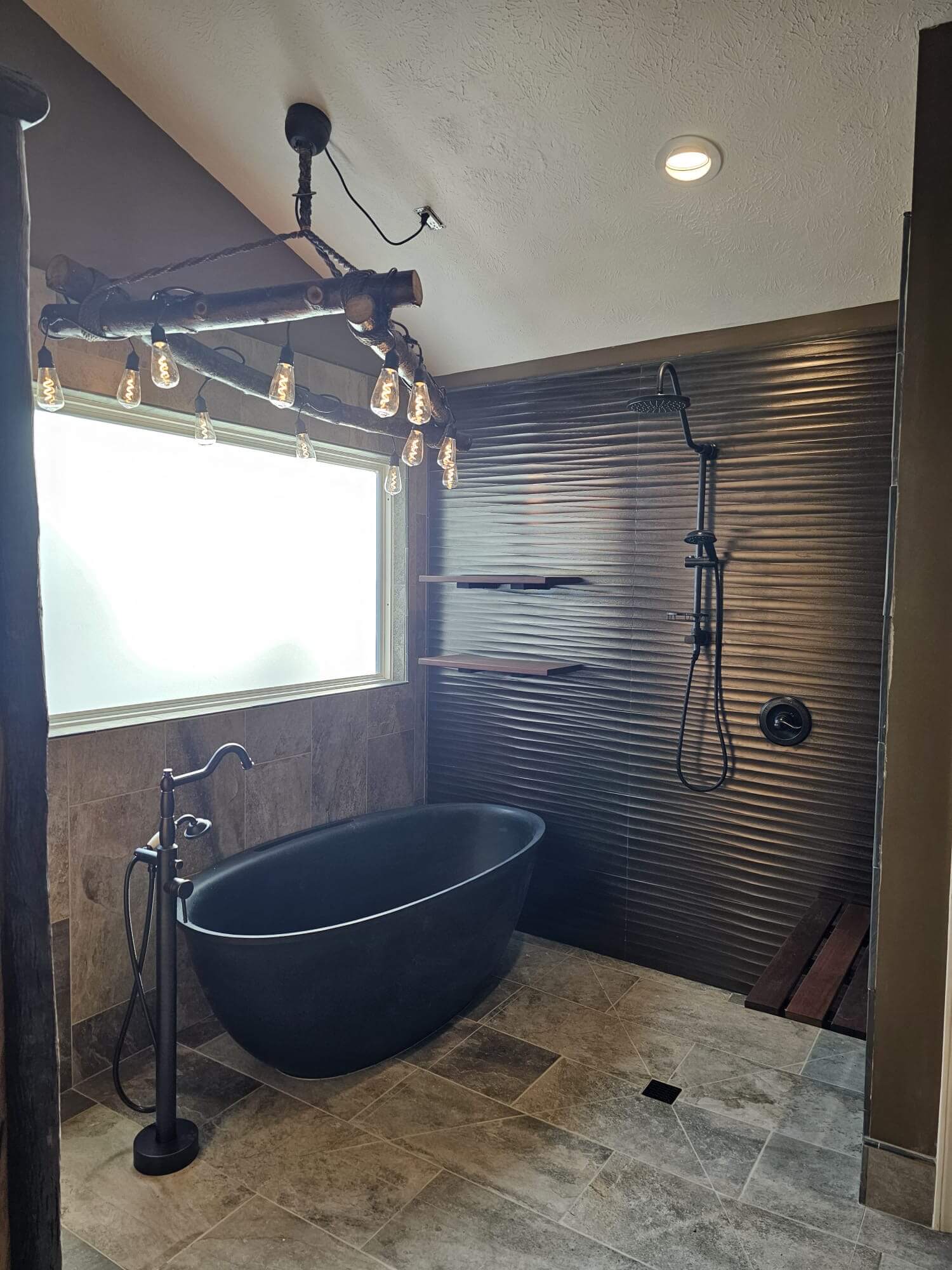 Benator Rustic Bathroom Reno After Picture